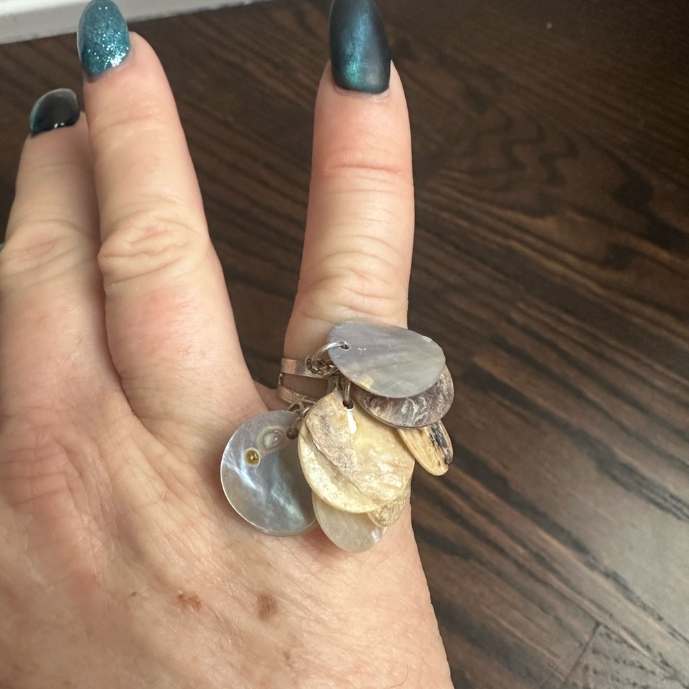 Multi-Disc Shell Cluster Statement Ring - image 1